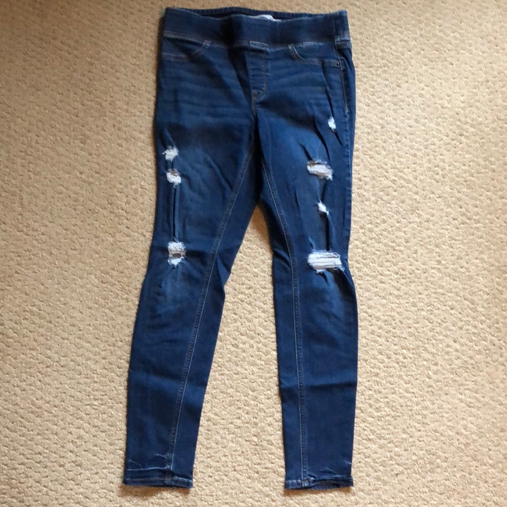 Old Navy Rockstar super skinny jeggings mid rise